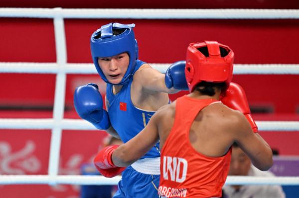 杭州亚运会|拳击女子75公斤级:李倩夺冠 杭州亚运会|拳击女子75公斤级:李倩夺冠