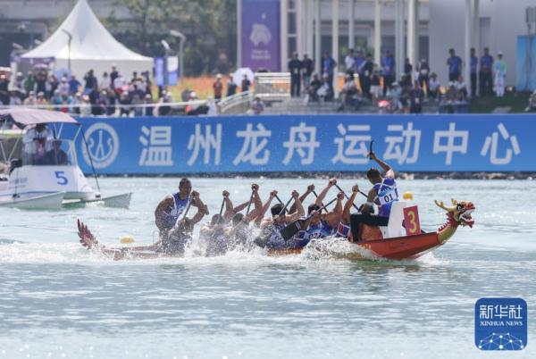 杭州亚运会 | 龙舟：中国队夺得男子200米冠军