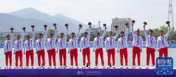 杭州亚运会 | 龙舟：中国队夺得男子200米冠军