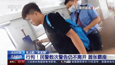 列车上的这些行为，违法！