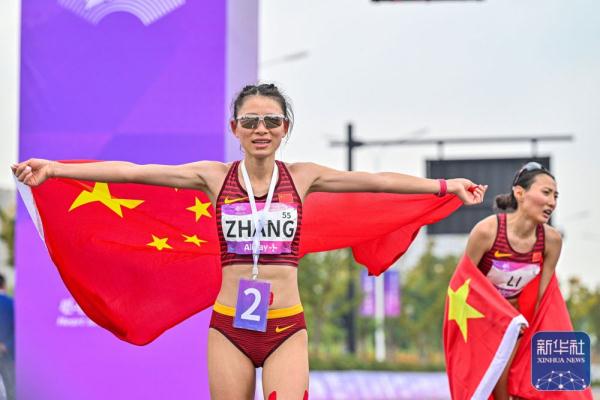 杭州亚运会|张德顺获女子马拉松亚军 杭州亚运会|张德顺获女子马拉松亚军
