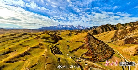 肃南马蹄乡的秋色太惊艳了！