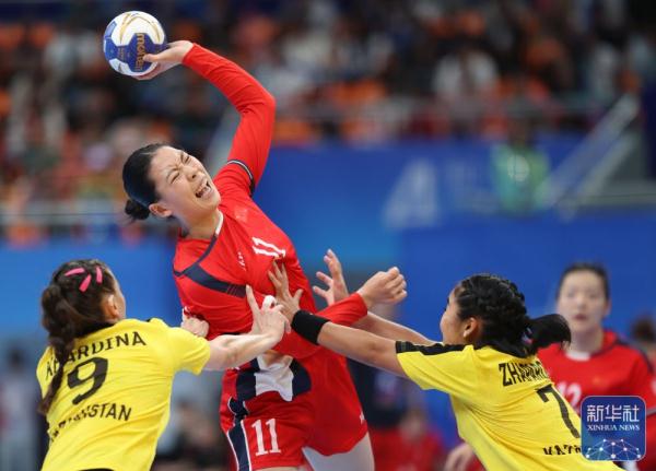 杭州亚运会｜中国队女子手球摘铜