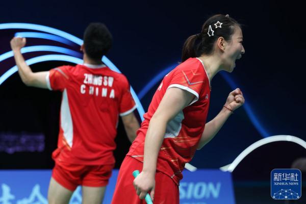 杭州亚运会|郑思维/黄雅琼晋级羽毛球混双决赛 杭州亚运会|郑思维/黄雅琼晋级羽毛球混双决赛