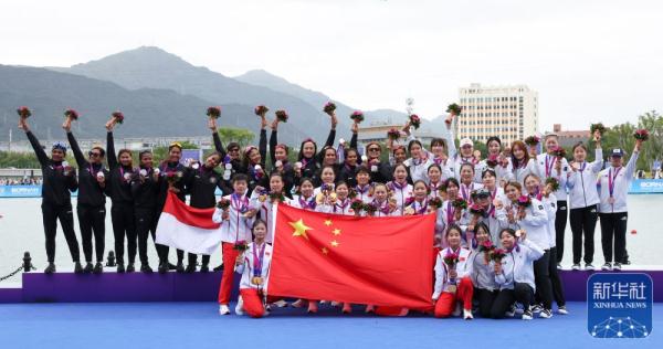 杭州亚运会｜龙舟：中国队获女子1000米直道竞速赛冠军