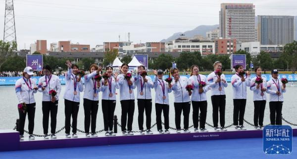 杭州亚运会｜龙舟：中国队获女子1000米直道竞速赛冠军