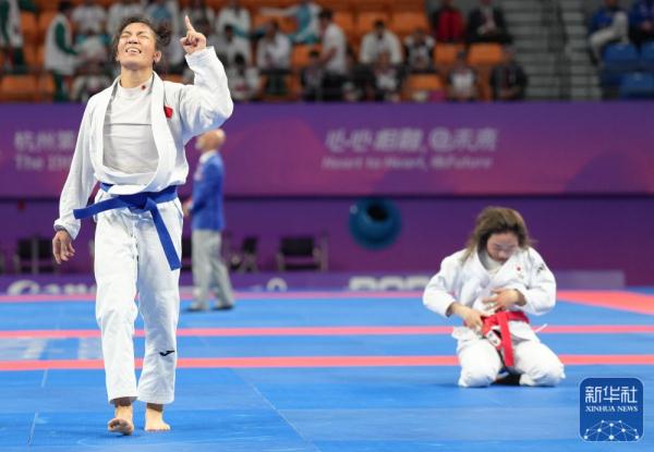 杭州亚运会｜柔术女子52公斤级：苗婕晋级决赛