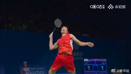 祝贺！李诗沣羽毛球男单夺金