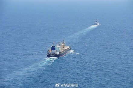 海军第45批护航编队完成编队首批护航任务