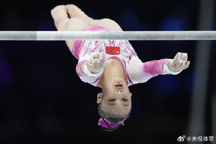 体操世锦赛：邱祺缘夺女子高低杠冠军