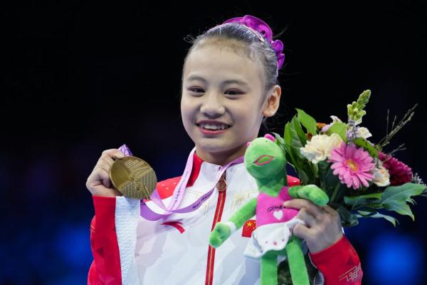 安特卫普体操世锦赛：邱祺缘夺得女子高低杠冠军-今日头条-手机光明网