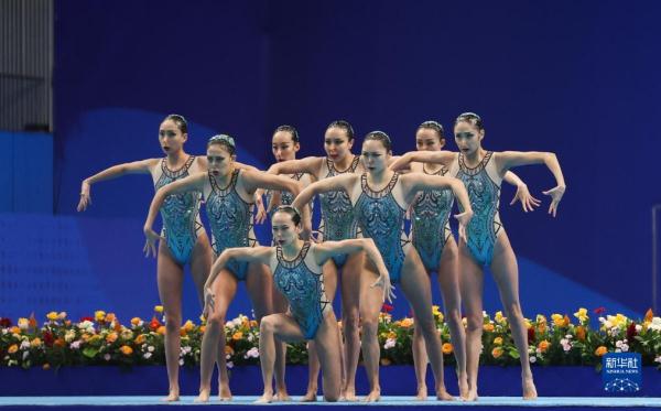 花样游泳——中国队夺得集体项目冠军