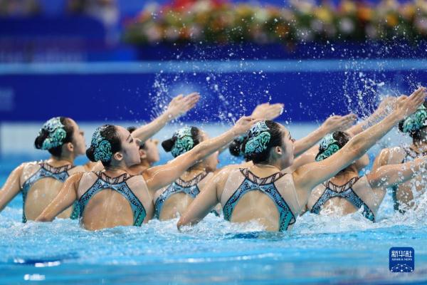 花样游泳——中国队夺得集体项目冠军