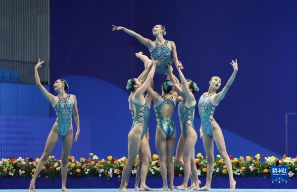 花样游泳——中国队夺得集体项目冠军