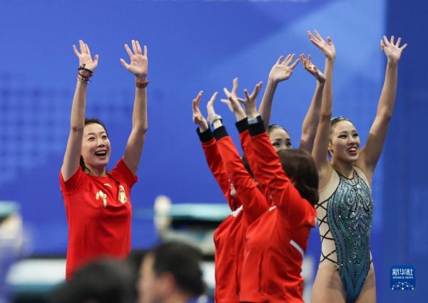花样游泳——中国队夺得集体项目冠军