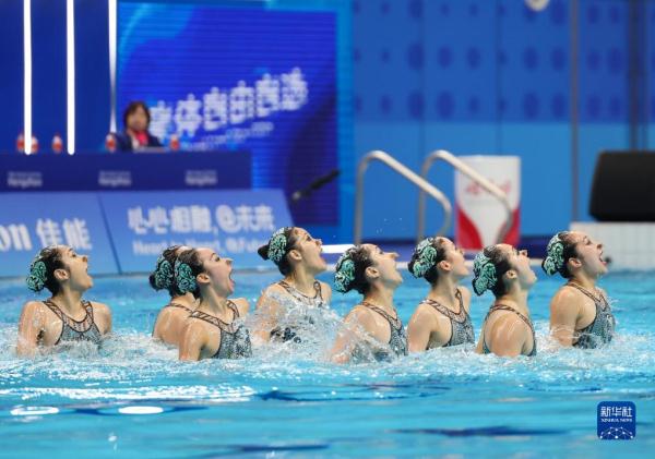 花样游泳——中国队夺得集体项目冠军
