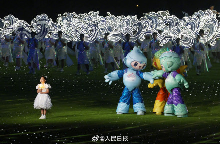 亚运三小只成运动员团宠