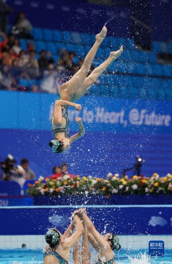花样游泳——中国队夺得集体项目冠军