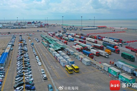 琼州海峡轮渡将于10月9日14时起停运 琼州海峡轮渡将于10月9日14时起停运