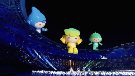 亚运三小只成运动员团宠