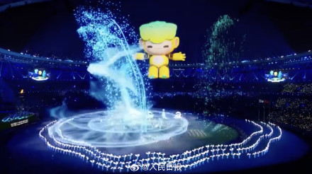 亚运三小只成运动员团宠