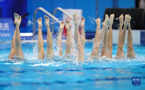 花样游泳——中国队夺得集体项目冠军
