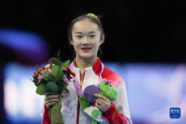 体操——安特卫普世锦赛：周雅琴夺得女子平衡木亚军
