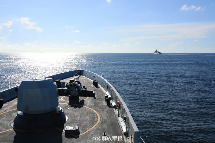 秋日练兵！直击舰艇编队海上训练