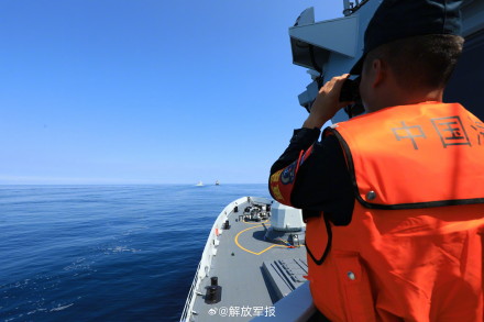 秋日练兵！直击舰艇编队海上训练