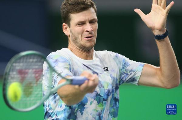 网球——上海大师赛：张之臻对阵胡尔卡奇