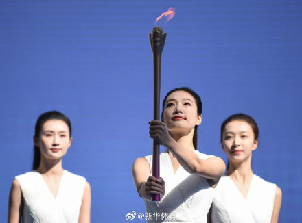 杭州亚残运会火种在广州完成采集