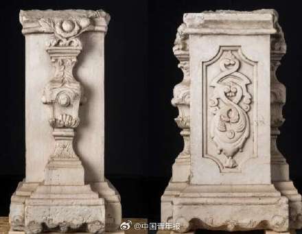 7件圆明园流失石柱文物回归 7件圆明园流失石柱文物回归