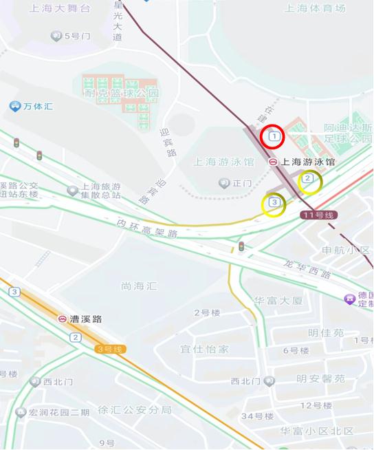 明起地铁2号线运营时间有变，再次提醒：上海体育场和周边道路周末有临时管控