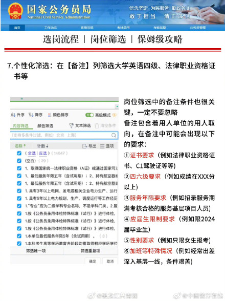 国家公务员局对考生发布提醒
