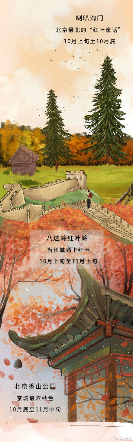 赏秋正当时！快来看北京红叶观赏图鉴