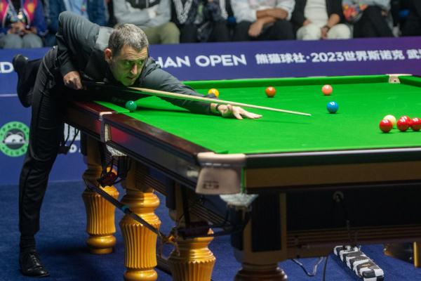 斯诺克武汉公开赛吕昊天淘汰奥沙利文