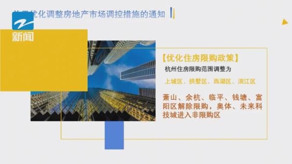 杭州宣布住房贷款调整，今起执行！