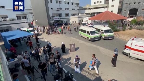 加沙现状：冰激凌车被用于放置遗体