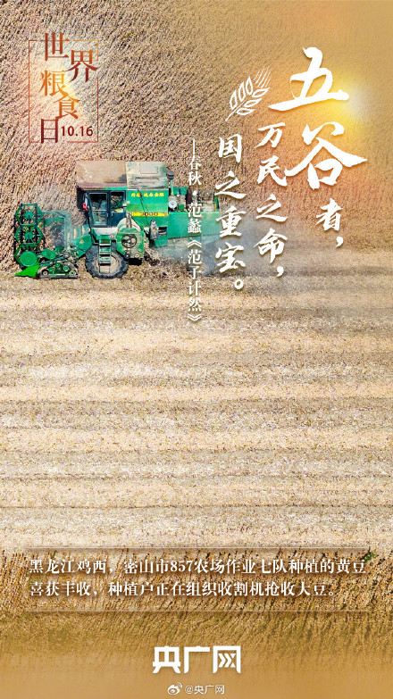 世界粮食日 一起珍惜古今粮缘