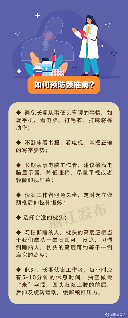 如何预防颈椎病？这些要点要记牢