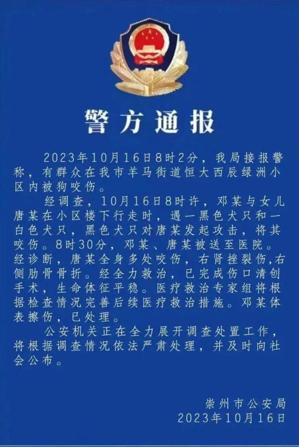 成都恶犬撕咬2岁女童法律分析：犬主或涉嫌犯罪