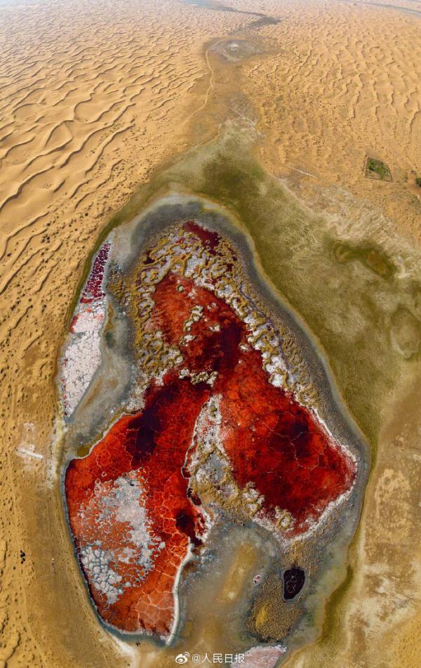 收藏美景!腾格里沙漠里的湖泊有多美 收藏美景!腾格里沙漠里的湖泊有多美