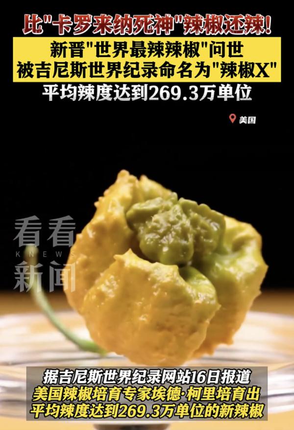 比“死神”辣椒还要辣！仅5人吃下一整个...