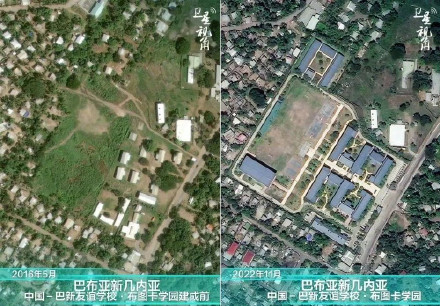 超震撼！卫星对比图看一带一路项目