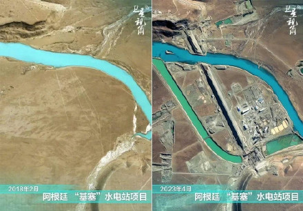 超震撼！卫星对比图看一带一路项目