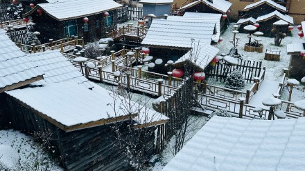 黑龙江雪乡等景区迎来初雪 黑龙江雪乡等景区迎来初雪