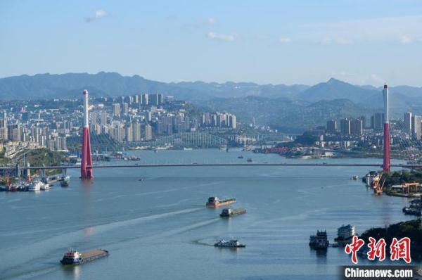 三峡库区重庆万州再现高峡平湖美景