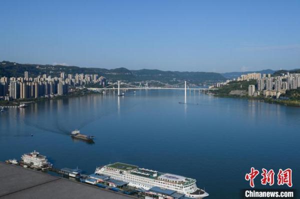 三峡库区重庆万州再现高峡平湖美景
