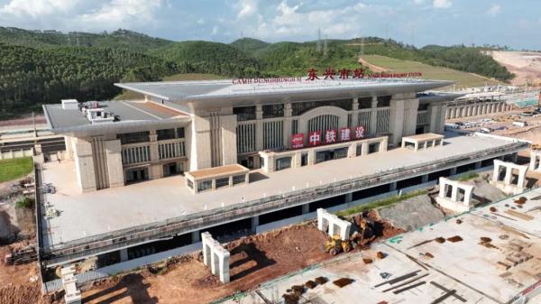 面朝大海,年内开通!广西将新增一座“超高颜值”高铁站! 面朝大海,年内开通!广西将新增一座“超高颜值”高铁站!