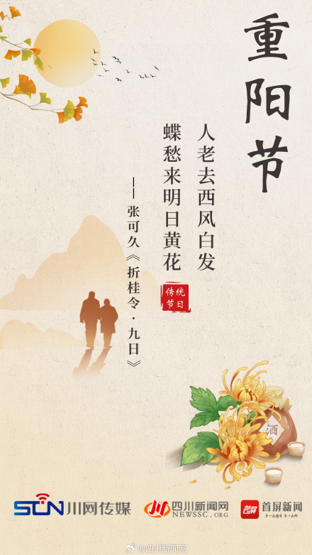 海报丨九九重阳节 一起来古诗词里品“重阳” 海报丨九九重阳节 一起来古诗词里品“重阳”